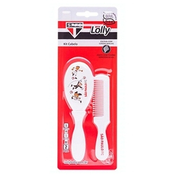 Kit Pente Escova Bebê São Paulo - Lolly Menor preço em Kit Pente Escova Bebê São Paulo - Lolly