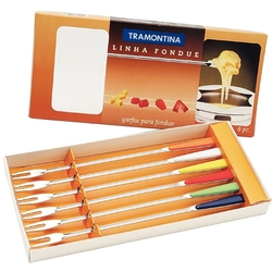 Jogo de Garfos para Fondue 6 peças - Tramontina Menor preço em Jogo de Garfos para Fondue 6 peças - Tramontina