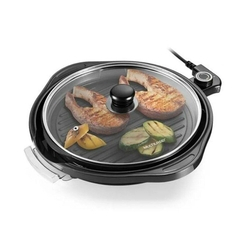 Panela Grill Gourmet 1200W Grelha Antiaderente Temperatura Regulável e 30cm de Diâmetro Preto Multilaser CE053 é boa?