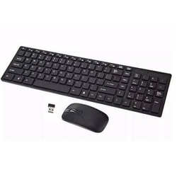 Kit Teclado E Mouse Sem Fio Wireless2.4ghz Slim Preto é boa?