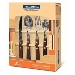 Conjunto Talheres Tradicional Aço Inox 24 Peças Tramontina 22299/050 é boa?