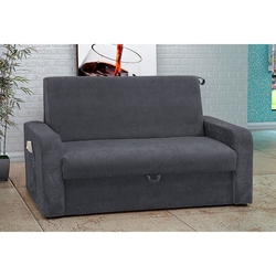 Sofá Cama Daiane Com Baú 2 Lugares Matrix Menor preço em Sofá Cama Daiane Com Baú 2 Lugares Matrix