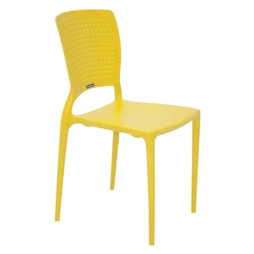 Conjunto 4 Cadeiras Tramontina Safira Amarelo 92048000 em Promoção na  Americanas