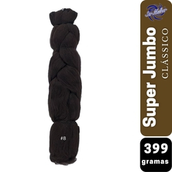 Cabelo Sintético Jumbo Ser Mulher 399 Gramas Cor #8 Castanho Claro é boa?