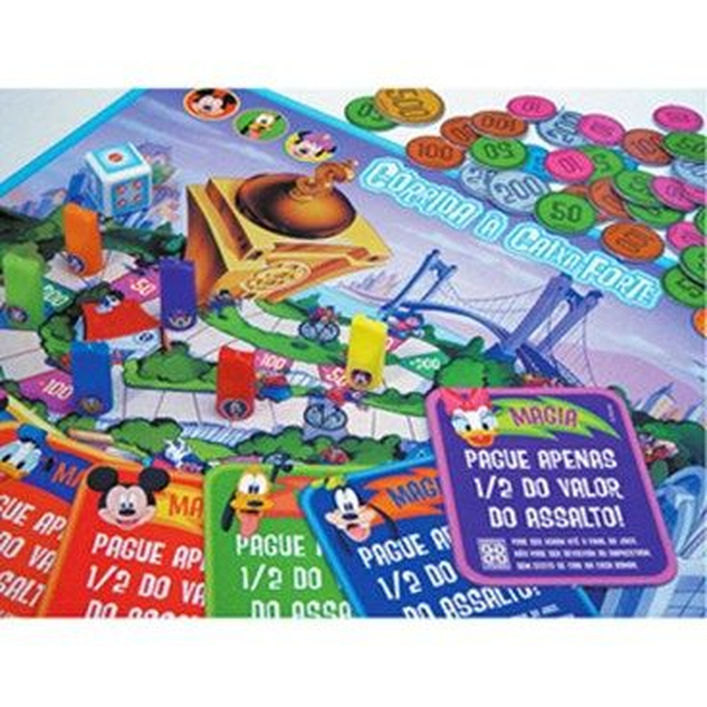 Kit 2 Jogos Férias Disney e Corrida a Caixa Forte Grow (Leia