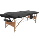 Mesa Maca De Massagem Divã Dobrável Com Regulagem De Altura Preta Kelter K-m102