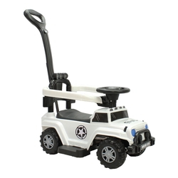 Menor preço em Carrinho De Passeio Jipe Empurrador Branco Andador Bebe Mc4765br