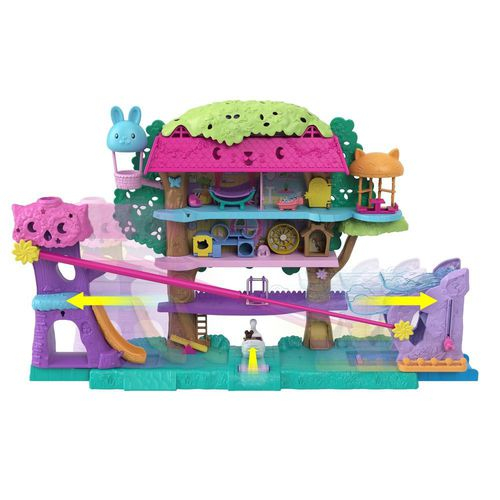 Polly Pocket Pollyville Aventuras na Casa da Árvore Mattel