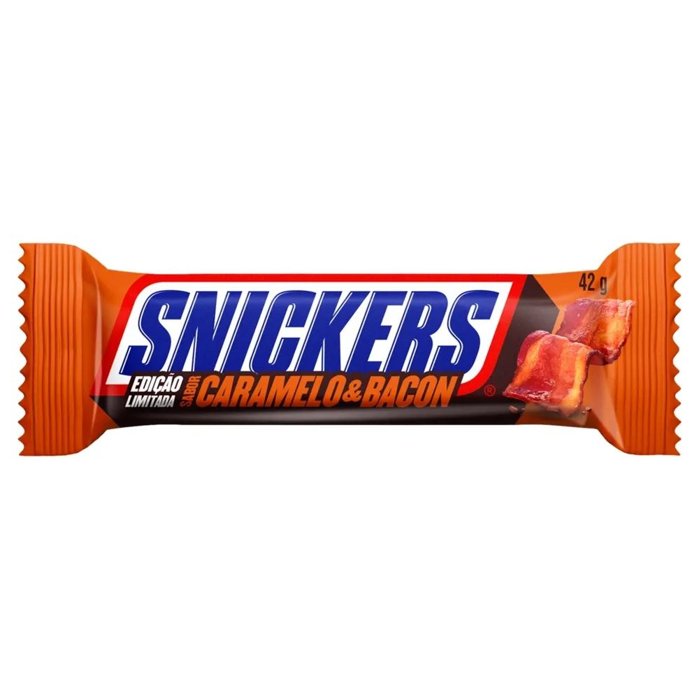 Chocolate Caramelo e Bacon Snickers 42g em Promoção na Americanas