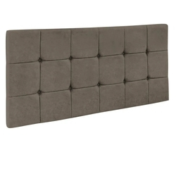 Cabeceira Painel Sleep para Cama Box Solteiro 1,00 m Suede Marrom Rato - D'Rossi Menor preço em Cabeceira Painel Sleep para Cama Box Solteiro 1,00 m Suede Marrom Rato - D'Rossi