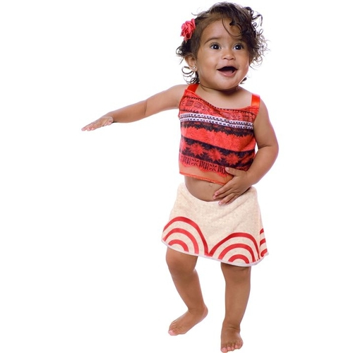 Fantasia Moana Infantil Feminina Original Disney 2 A 12 Anos