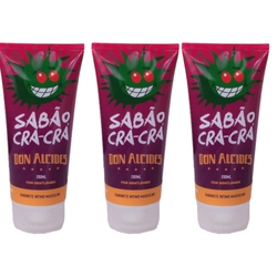 3 Sabonete Intimo Masculino Sabão Crá-crá Mamonas Assassinas 200ml - Don Alcides Menor preço em 3 Sabonete Intimo Masculino Sabão Crá-crá Mamonas Assassinas 200ml - Don Alcides