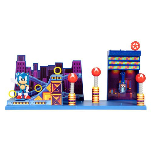 Playset e Mini Figura - Sonic - Green Hill Zone - Candide