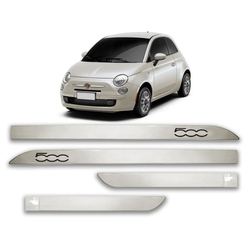 Jogo Friso Lateral Fiat 500 Branco Gioioso Menor preço em Jogo Friso Lateral Fiat 500 Branco Gioioso