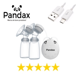 Bombinha Bomba Tira Leite Pandax Dupla ++ Elétrica 110/220v Menor preço em Bombinha Bomba Tira Leite Pandax Dupla ++ Elétrica 110/220v