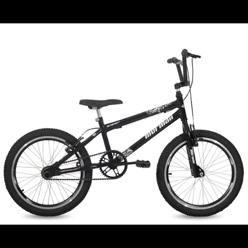 Bicicleta Aro 20 Menino Bmx Cross Freestyle Grau Infantil