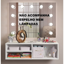 Penteadeira Camarim Suspensa Branca P/ Quarto é boa?