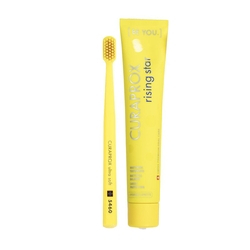 Curaprox BE YOU RISING STAR Amarelo Pasta Dental 90mL+Escova Menor preço em Curaprox BE YOU RISING STAR Amarelo Pasta Dental 90mL+Escova