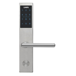 Fechadura Digital Unee Smart Card Inox senha cartão Direito UFDSC11D Menor preço em Fechadura Digital Unee Smart Card Inox senha cartão Direito UFDSC11D
