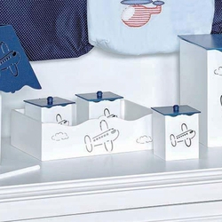 Conjunto De Potes Aviador Mdf Menor preço em Conjunto De Potes Aviador Mdf