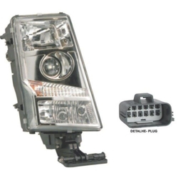 Menor preço em Farol Principal Volvo Fh 08/09 Lado Esquerdo Conector Retangular Orgus