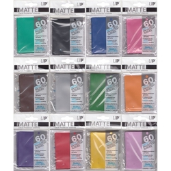 Small PRO-MATTE Ultra-Pro CLEAR Card Sleeves 60ct NEW! 10x PACK Yugioh