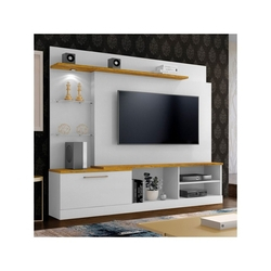 Estante Home Para Tv Flórida Plus Branco Ab/mel - 4738.106 Mavaular Menor preço em Estante Home Para Tv Flórida Plus Branco Ab/mel - 4738.106 Mavaular