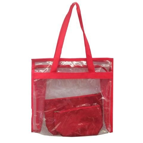 clear plastic stadium bolsas