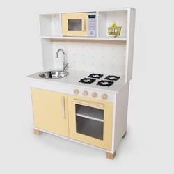 Mini Cozinha Infantil Mdf Com Microondas Amarelo Candy Menor preço em Mini Cozinha Infantil Mdf Com Microondas Amarelo Candy