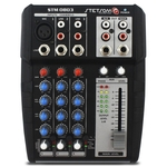 Mesa Som Automotivo Stetsom Stm-0803 3 Canais Auxiliar 12v Rca Microfone Equalizador 4 Bandas