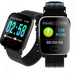 Menor preço em Relógio Smartband A6 Monitor Cardíaco Pressão Arterial Sono Passos Android Ios