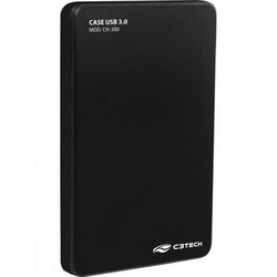 Case Para Hd Externo 2.5" Ch-300 Preto C3 Tech Menor preço em Case Para Hd Externo 2.5" Ch-300 Preto C3 Tech
