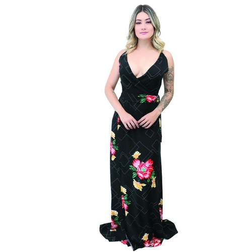 vestido florido de alcinha