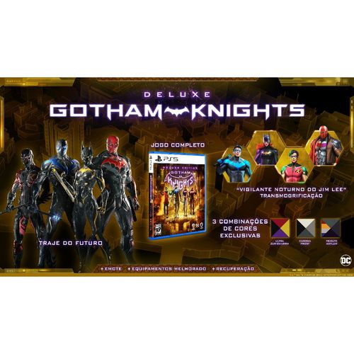 Jogo Gotham Knights Ps5 Midia Fisica Playstation Wb Games