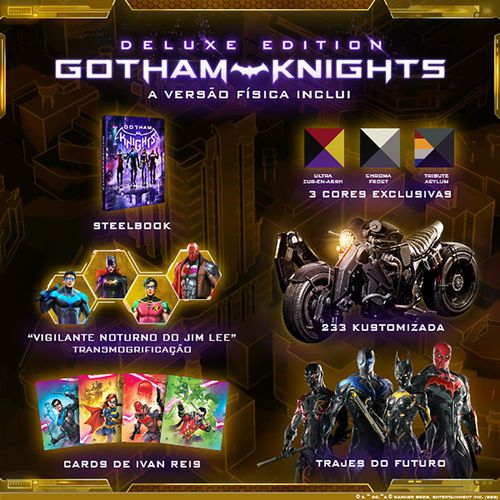 Game Gotham Knights BR Deluxe Edition - PS5 em Promoção na Americanas