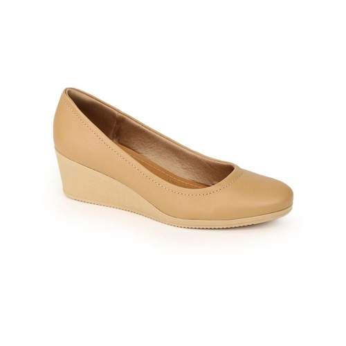 Sapato anabela confortavel Clearance