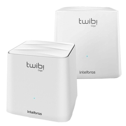 Menor preço em Roteador Wireless Mesh Twibi Giga Intelbras 2 Antenas Internas Dual Band 2 Unidades