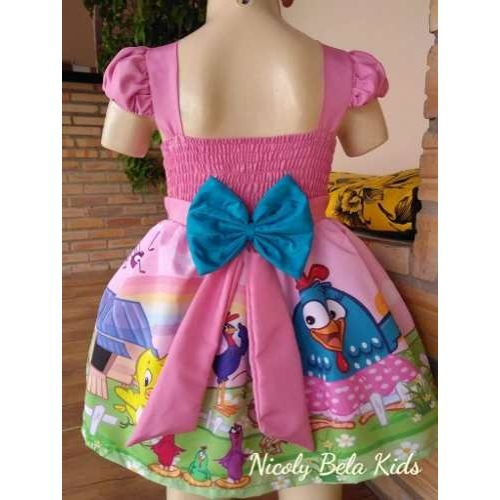 roupa da galinha pintadinha feminina