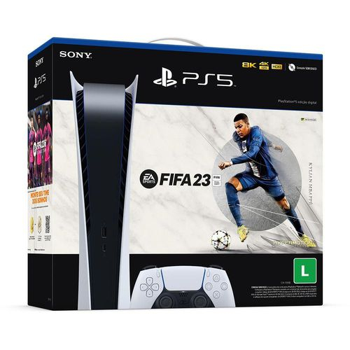 Console Playstation 5 Digital Edition + FIFA 23 - PS5 na