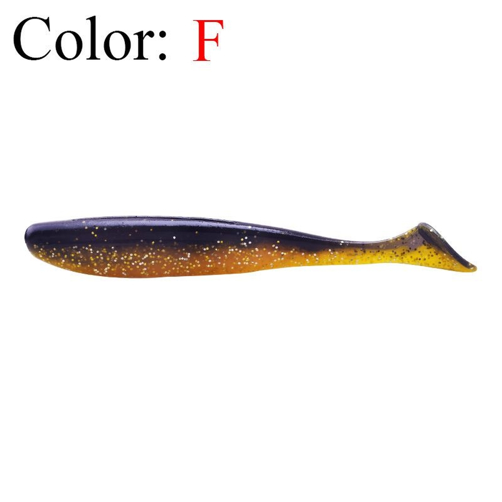 6PCS Soft Easy Shiner Silicone Fishing Lures Baits Bait Lure Wobblers Swimbait