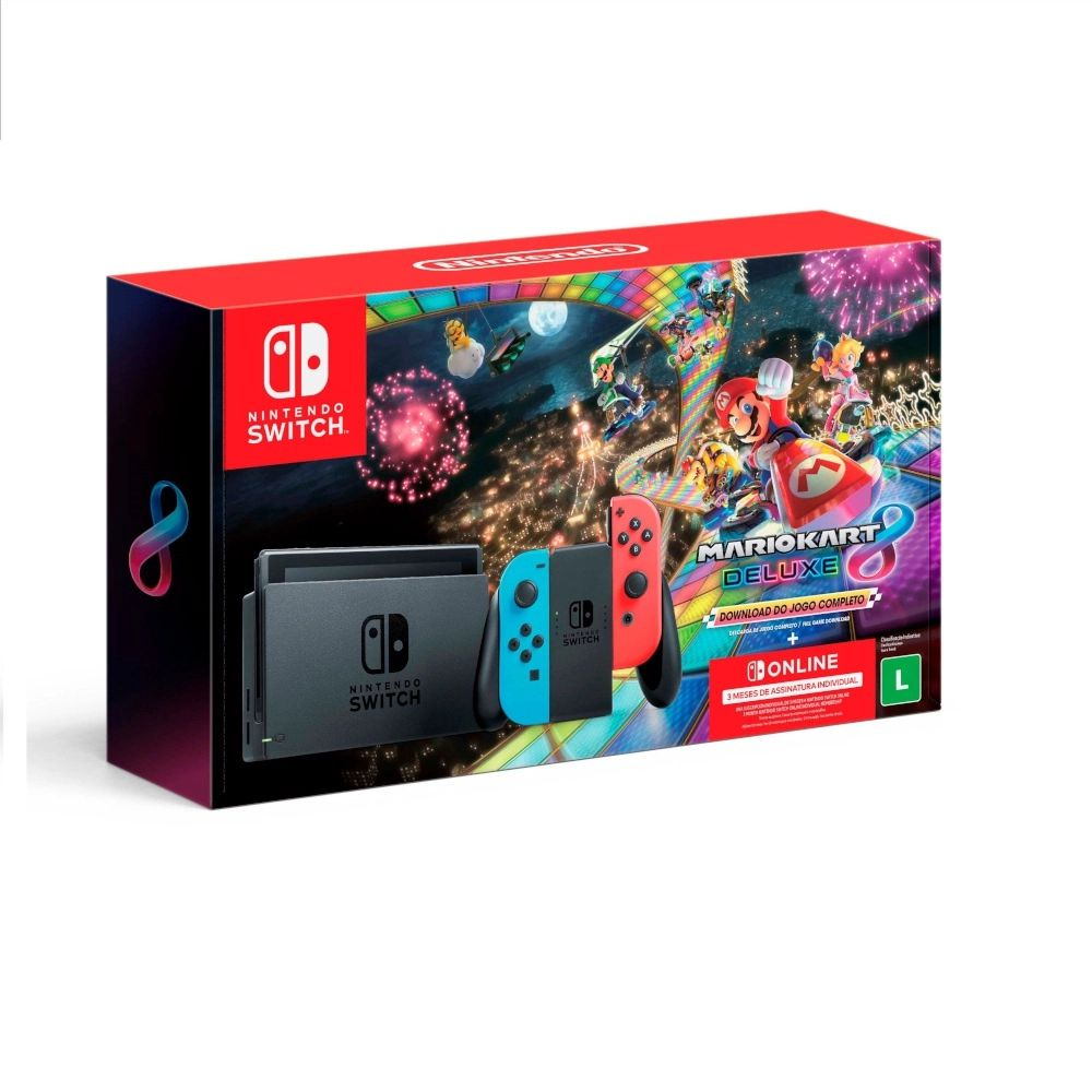 Console Nintendo Switch Oled - Branco (Nacional) : :  Computadores e Informática