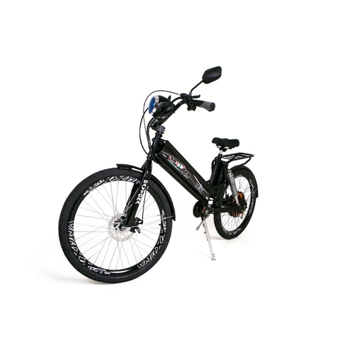 Bicicleta Elétrica Scooter Brasil 800W Aro 26 Garfo Fixo Com