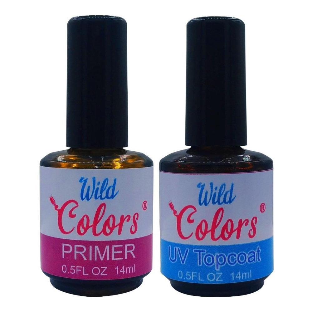 Kit Esmalte Base Unha Uv Gel Acrílico Top Coat E Primer Submarino