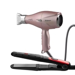 Secador Profissional Taiff Fox Ion 3 Rose 127v - 2200w & Prancha Nano Titânio 1 1/4 450°f Secador Profissional Taiff Fox Ion 3 Rose 127v - 2200w & Prancha Nano Titânio 1 1/4 450°f
