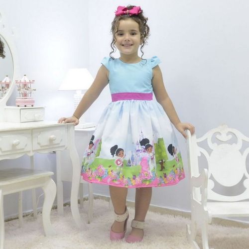 vestido tema princesa