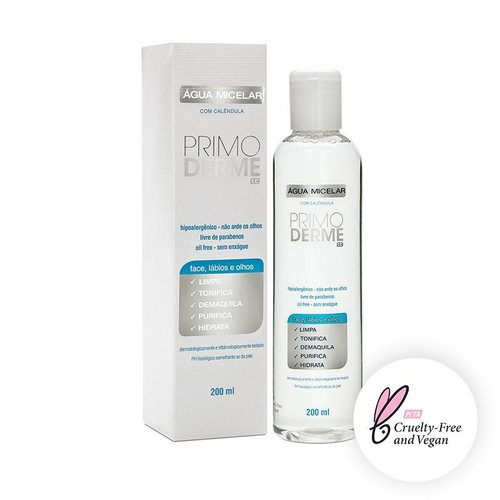 Qual o preço do(a)Aguá Micelar Hipo Vegano 200ml Primo Derme Cruelty Free Aguá Micelar Hipo Vegano 200ml Primo Derme Cruelty Free