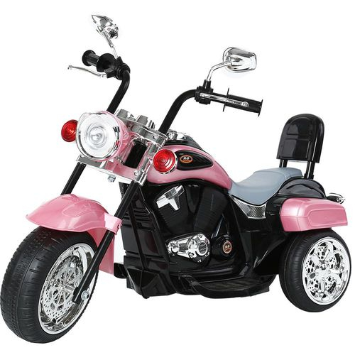 Moto Elétrica Infantil Menina Rosa e Branco, Brinquedo Usado 88849069