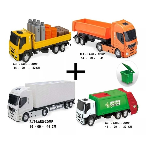 Miniatura Carreta Brinquedo Carrinho Infantil Iveco Grande em Promoção na  Americanas