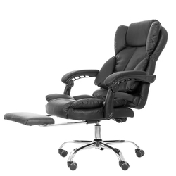 Cadeira De Escritório Poltrona Reclinável Preta Descanso Perna Kelter K-C353 Menor preço em Cadeira De Escritório Poltrona Reclinável Preta Descanso Perna Kelter K-C353