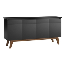 Buffet Classic 66447 - Preto Fosco - Imcal Móveis Menor preço em Buffet Classic 66447 - Preto Fosco - Imcal Móveis